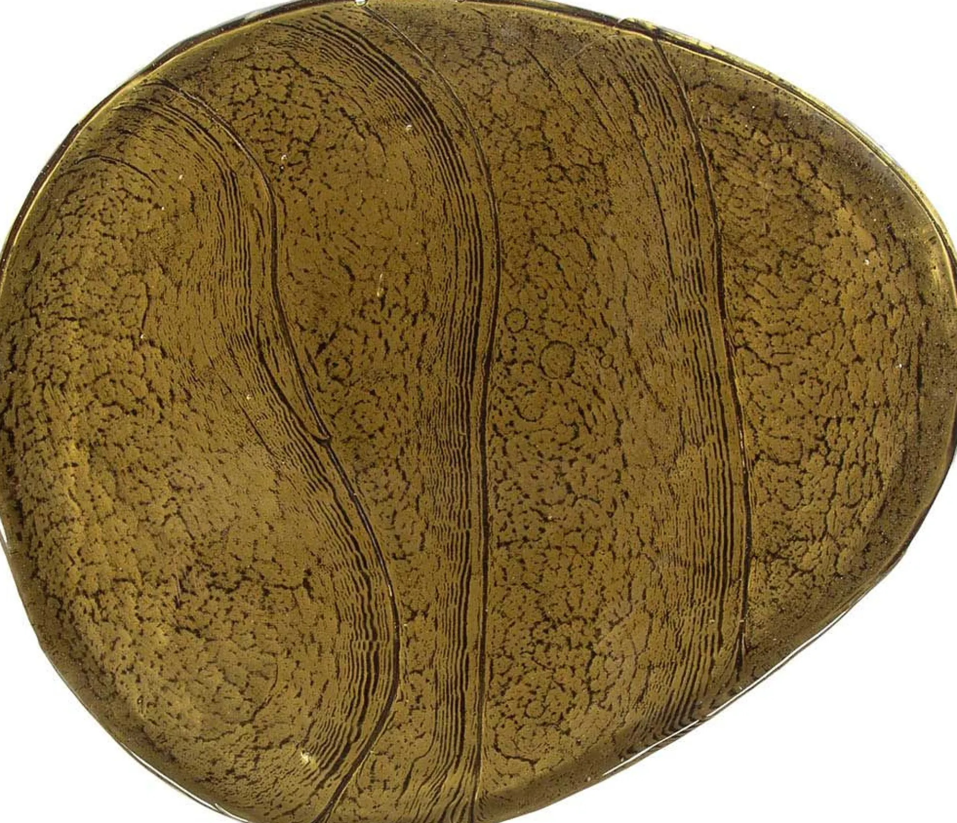 Eclipse L Beistelltisch Antique Gold Finish