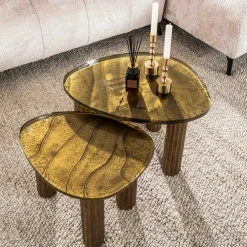 Eclipse M Couchtisch in Antikgold