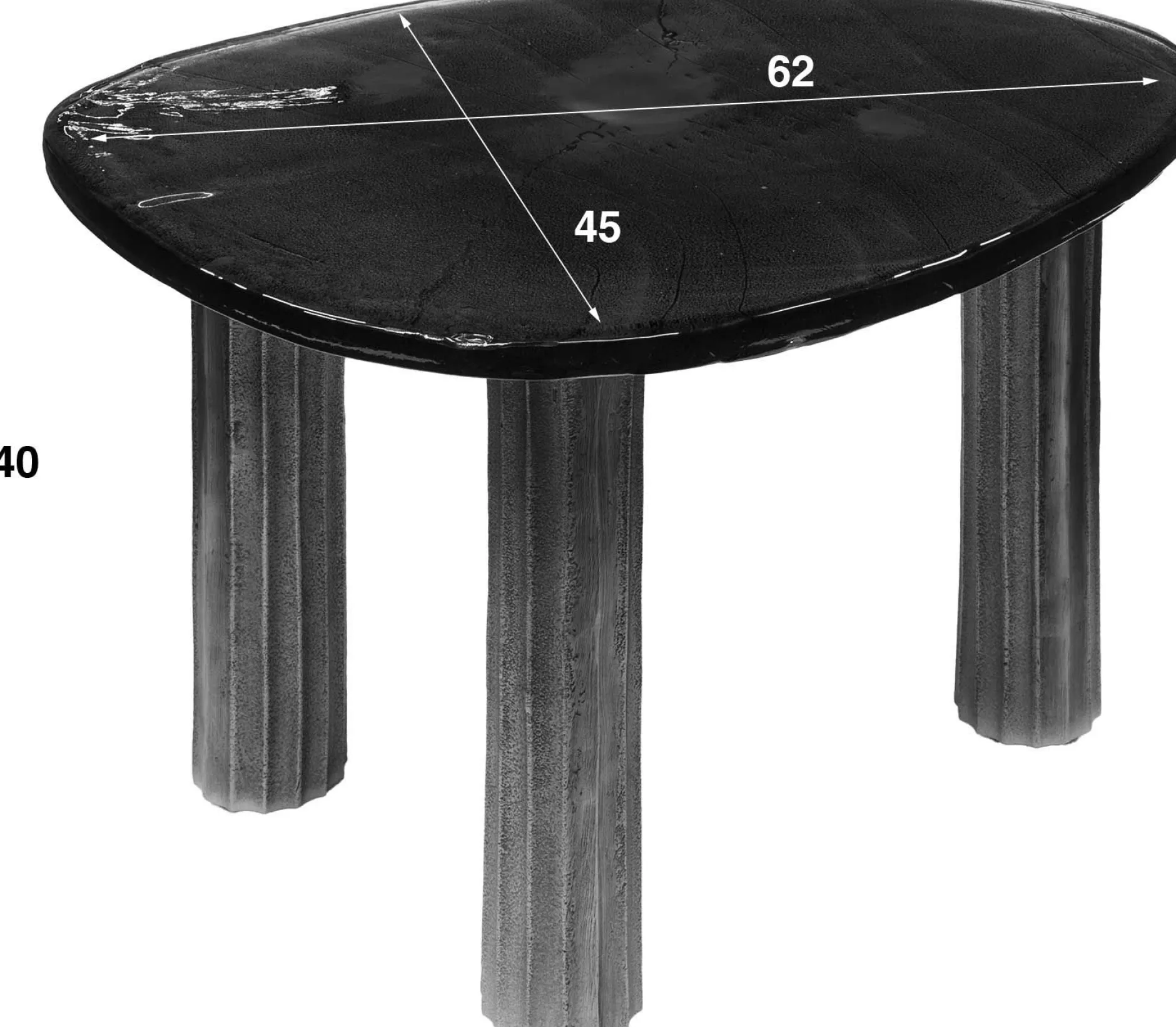 Eclipse M Couchtisch in Antikkupfer