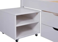 Efetivo Doppelbett 160x200cm mit Stauraum - weiß