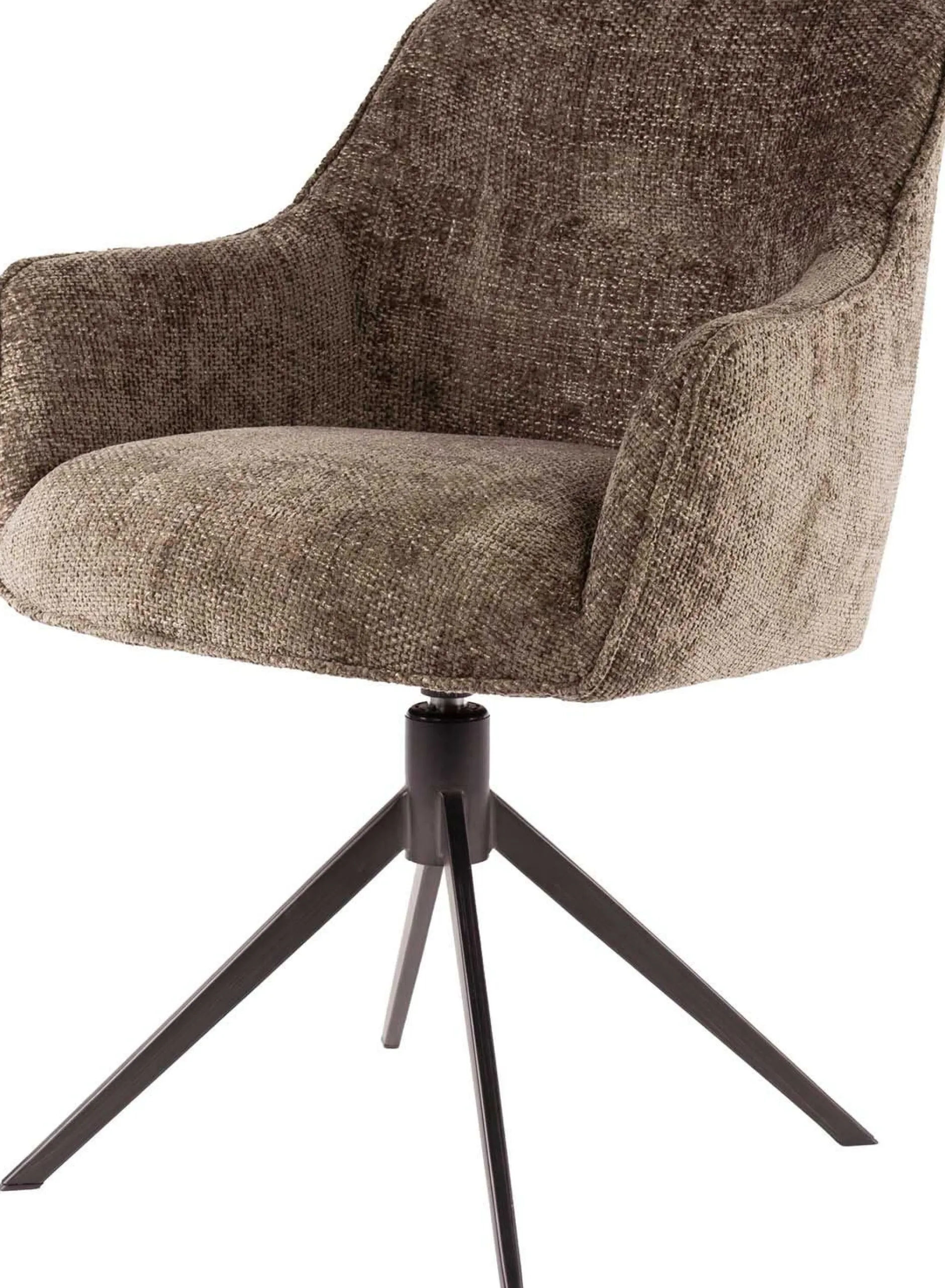 Eimerstuhl Giacomo - 61x62x83cm - drehbar - taupe