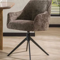 Eimerstuhl Giacomo - 61x62x83cm - drehbar - taupe