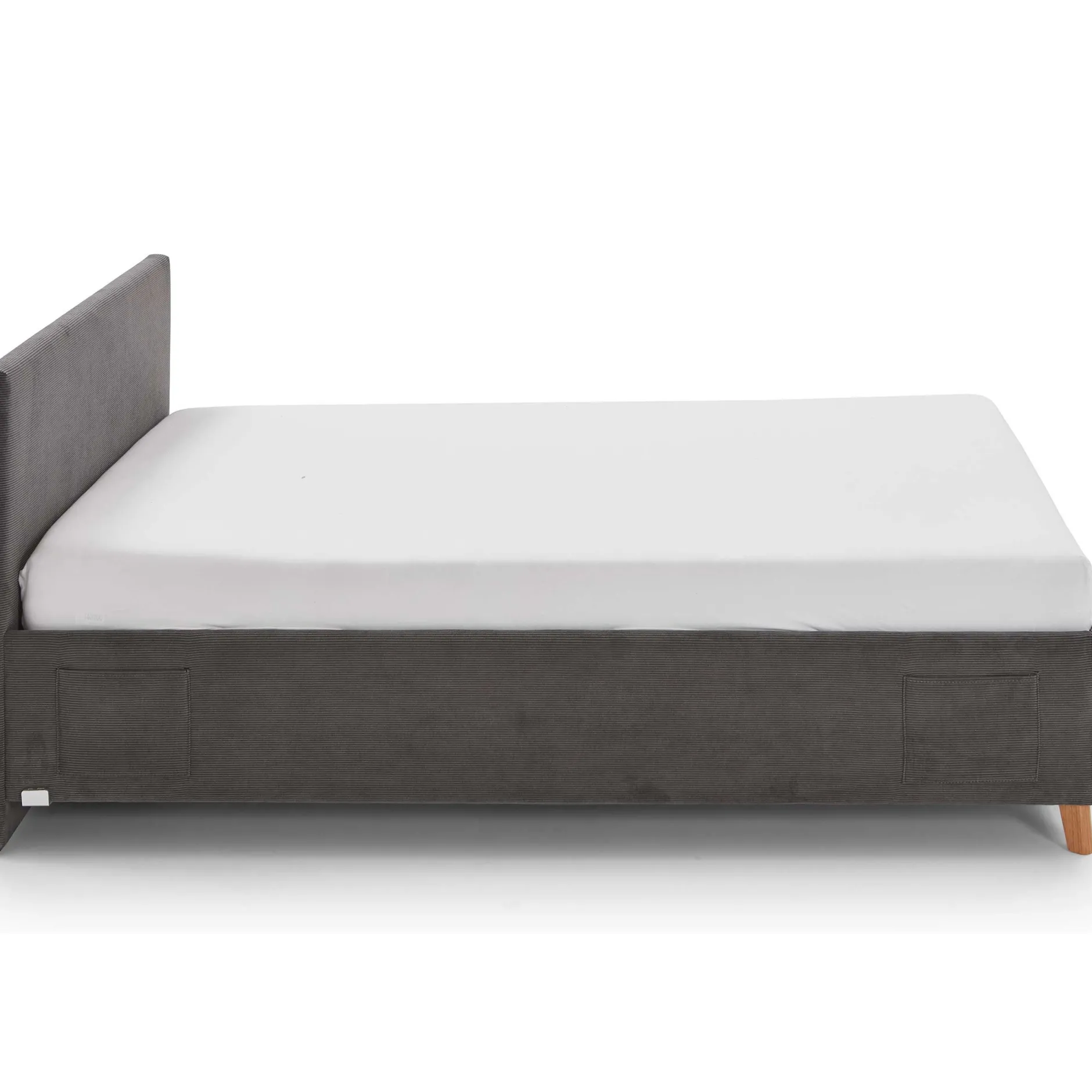 Einzelbett Cool | 90 x 200 cm | Anthrazit
