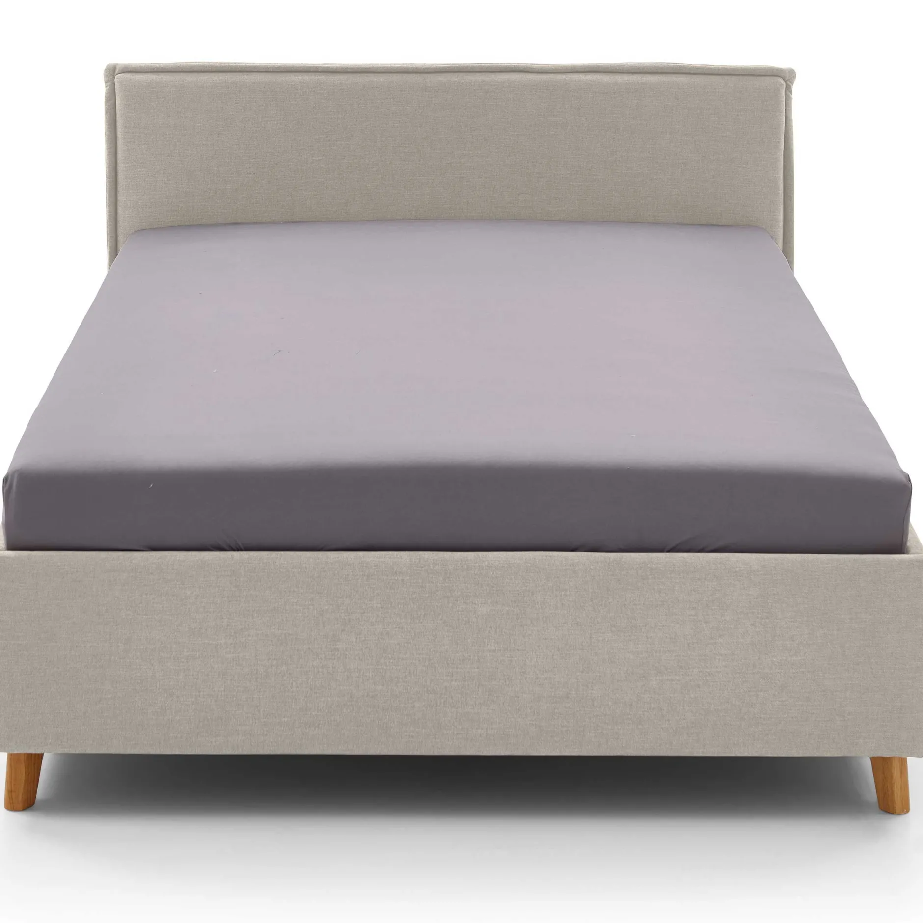 Einzelbett Ollie | 90 x 200 cm | Design Beige