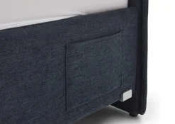 Einzelbett Ollie | 90 x 200 cm | Design Blau