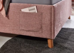 Einzelbett Ollie | 120 x 200 cm | Rosa Design