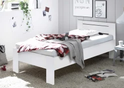 Einzelbett Sartre 90x200 - weiß