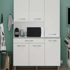 Eko Buffetschrank mit 6 Türen und 1 Schublade - weiß
