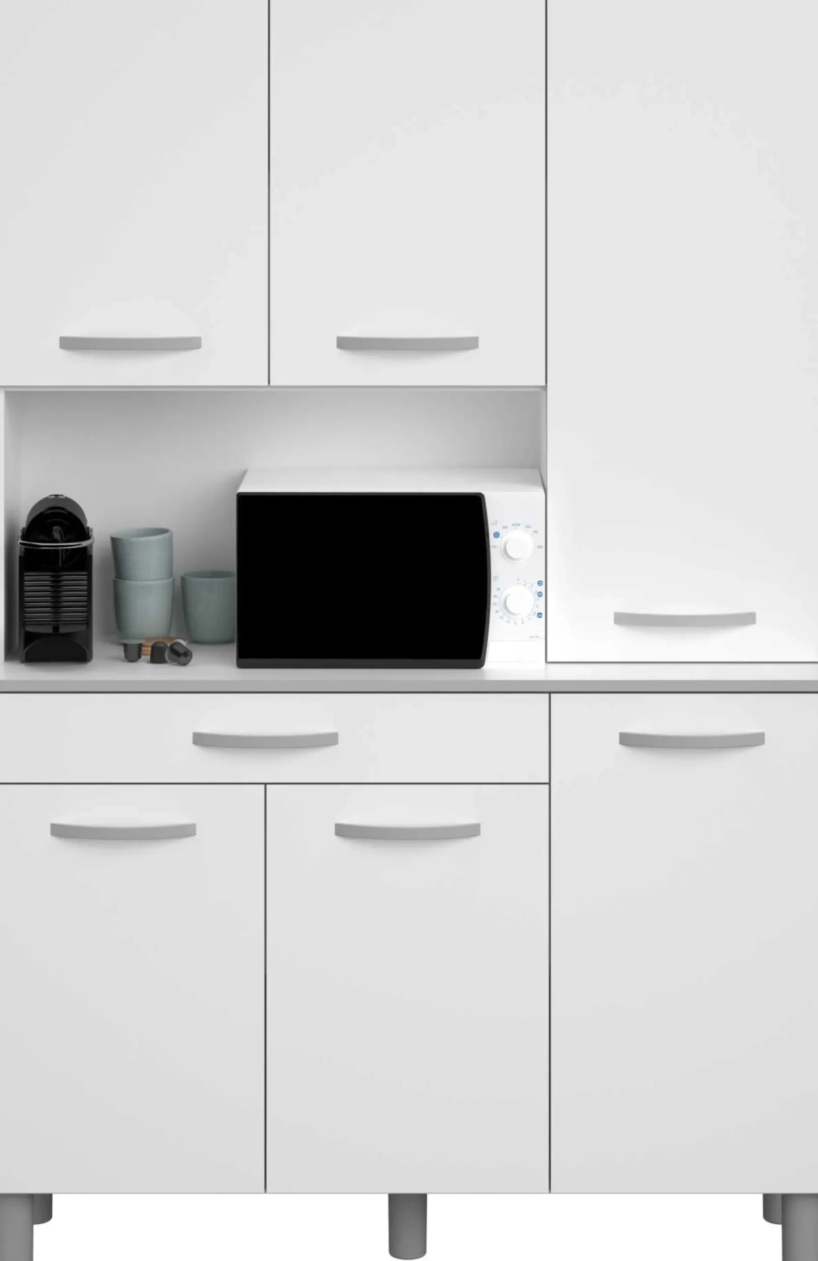 Eko Buffetschrank mit 6 Türen und 1 Schublade - weiß