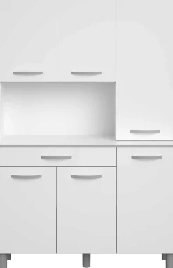 Eko Buffetschrank mit 6 Türen und 1 Schublade - weiß
