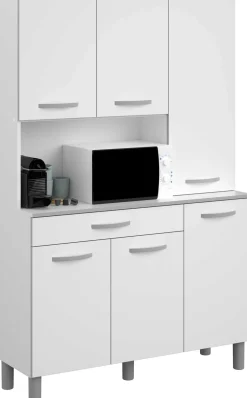 Eko Buffetschrank mit 6 Türen und 1 Schublade - weiß