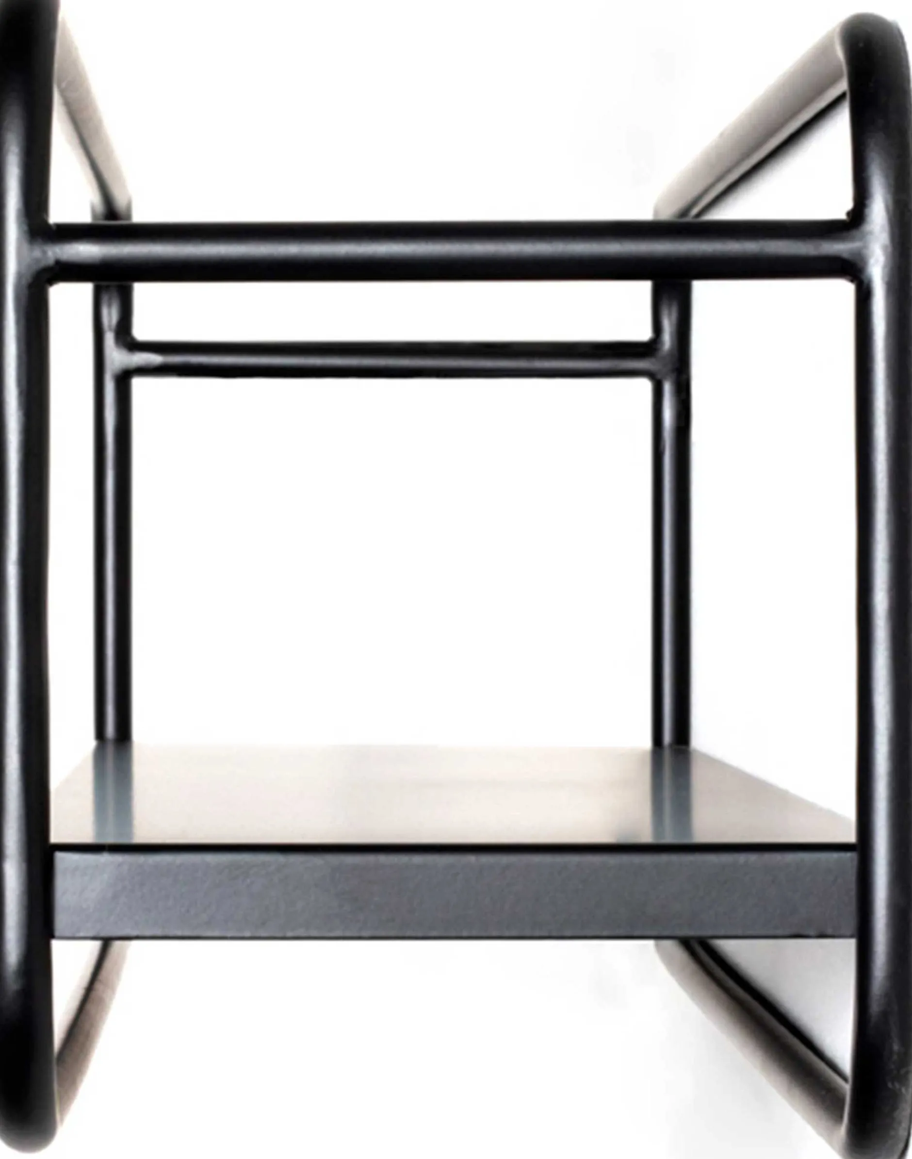 Eleganten Wandregal | 60 x 15 x 20 cm | Schwarz