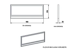 Elegantes gemütliches Sideboard | 100% Melamin | Metallbeine | Marmormuster | Gold Weiß