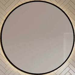 Elisa Spiegel - Ø60x3,50 cm - mit Beleuchtung - Aluminium