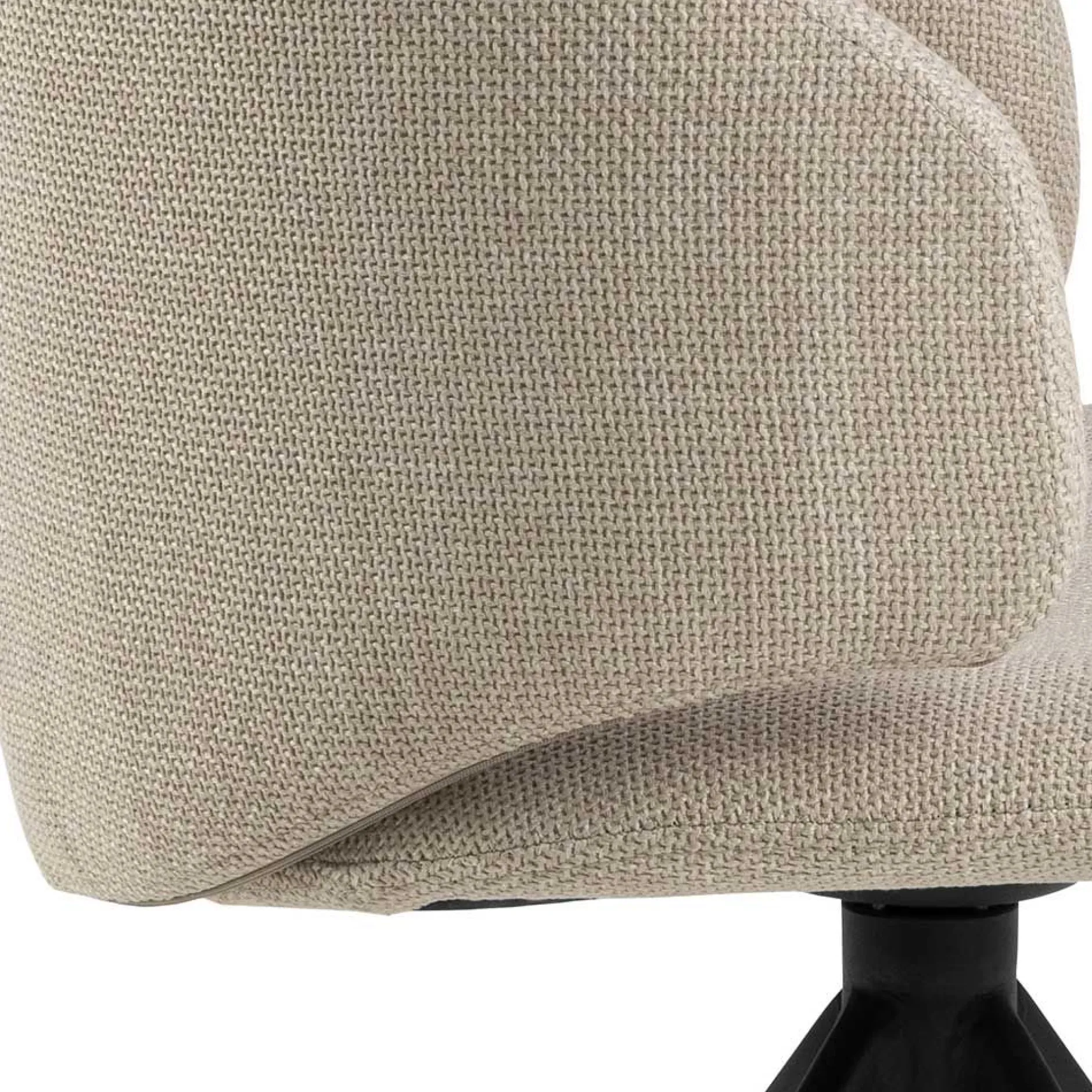 Ella Esszimmerstuhl - drehbar - Stoff - beige
