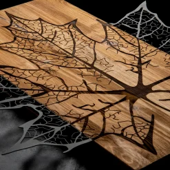 Enzo Dekoratives Wandaccessoire aus Holz | Holzrahmen | 56 x 58 cm