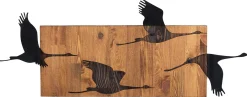 Enzo Dekoratives Wandaccessoire aus Holz | Holzrahmen | 90,5 x 34,5 cm