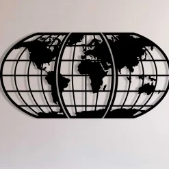 Enzo Dekoratives Wandaccessoire aus Metall | 100 % METALL | 116 x 58 cm