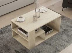Eros Couchtisch | 100 % MELAMIN | Travertin