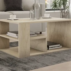 Eros Couchtisch | 100 % MELAMIN | Travertin