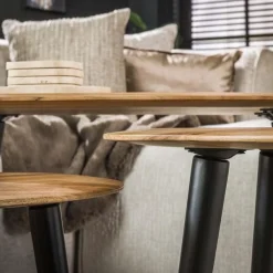 3er-Set Couchtische Auranne Akazie massiv