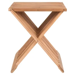 Erto Teakholz Natur Hocker