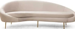 Eses 3-Sitzer-Sofa | BUCHENHOLZ / SPANPLATTE | Beige