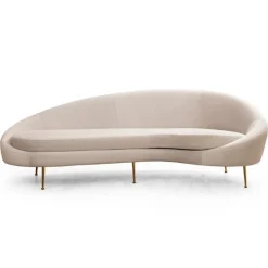 Eses 3-Sitzer-Sofa | BUCHENHOLZ / SPANPLATTE | Beige