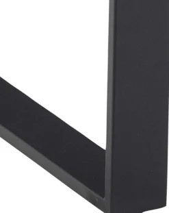 Esstisch Amanda 160x90 - Marmor/schwarz