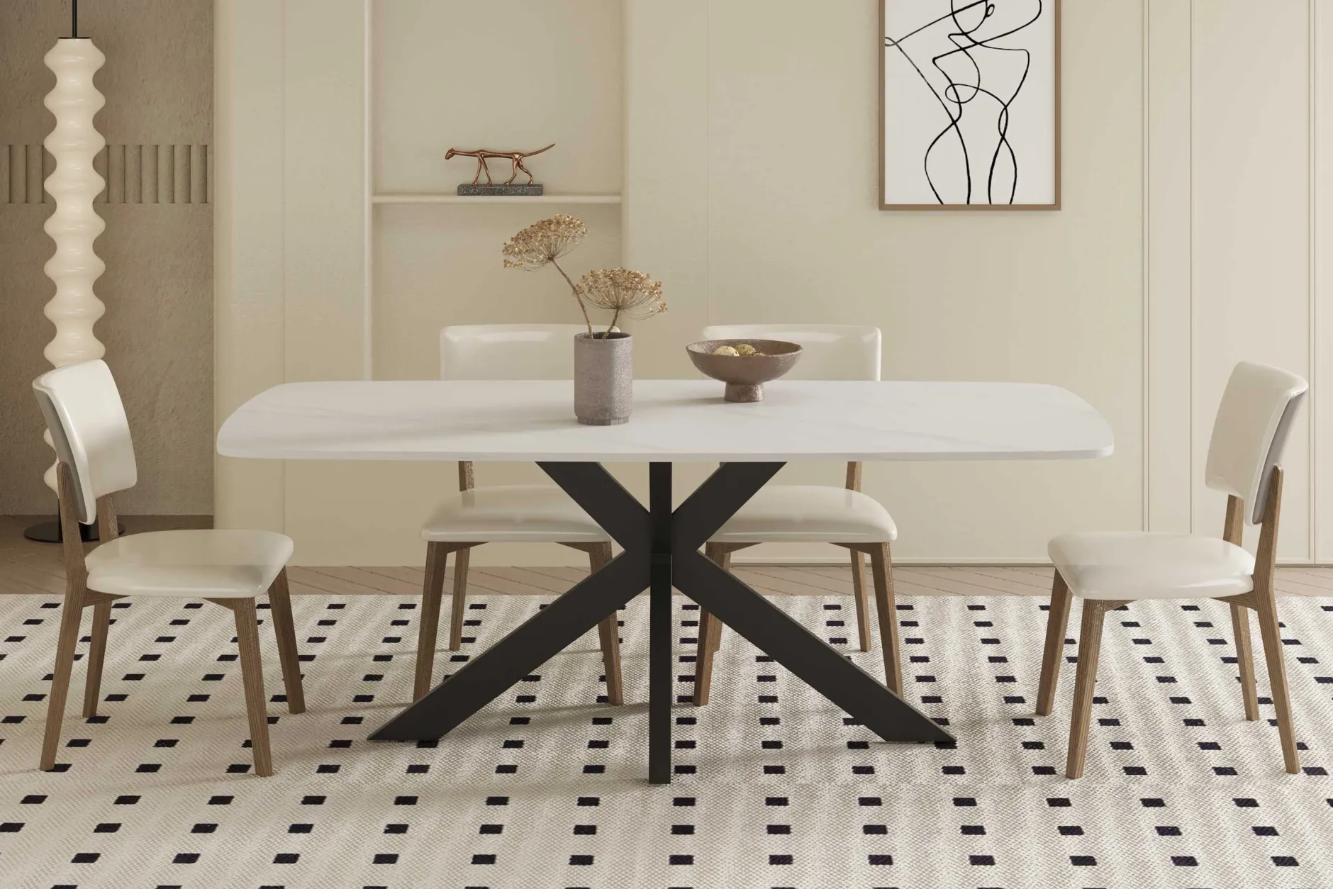 Esstisch Apollo | 180 x 90 x 76 cm | Steinausführung