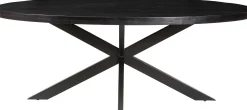 Esstisch Axana 200 x 100 cm-schwarz