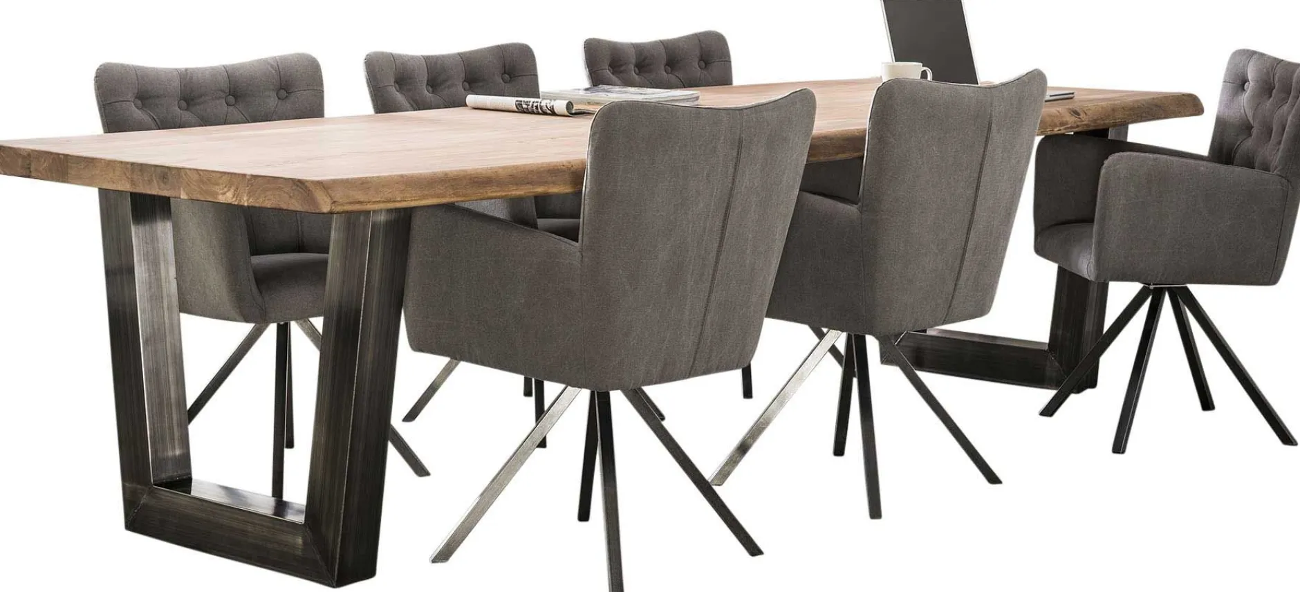 Esstisch Camille 300x100 - umweltfreundliche Akazie