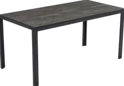 Esstisch Colin | 80 x 160 x 75 cm | Wendeplatte | Oak-/Stone-design