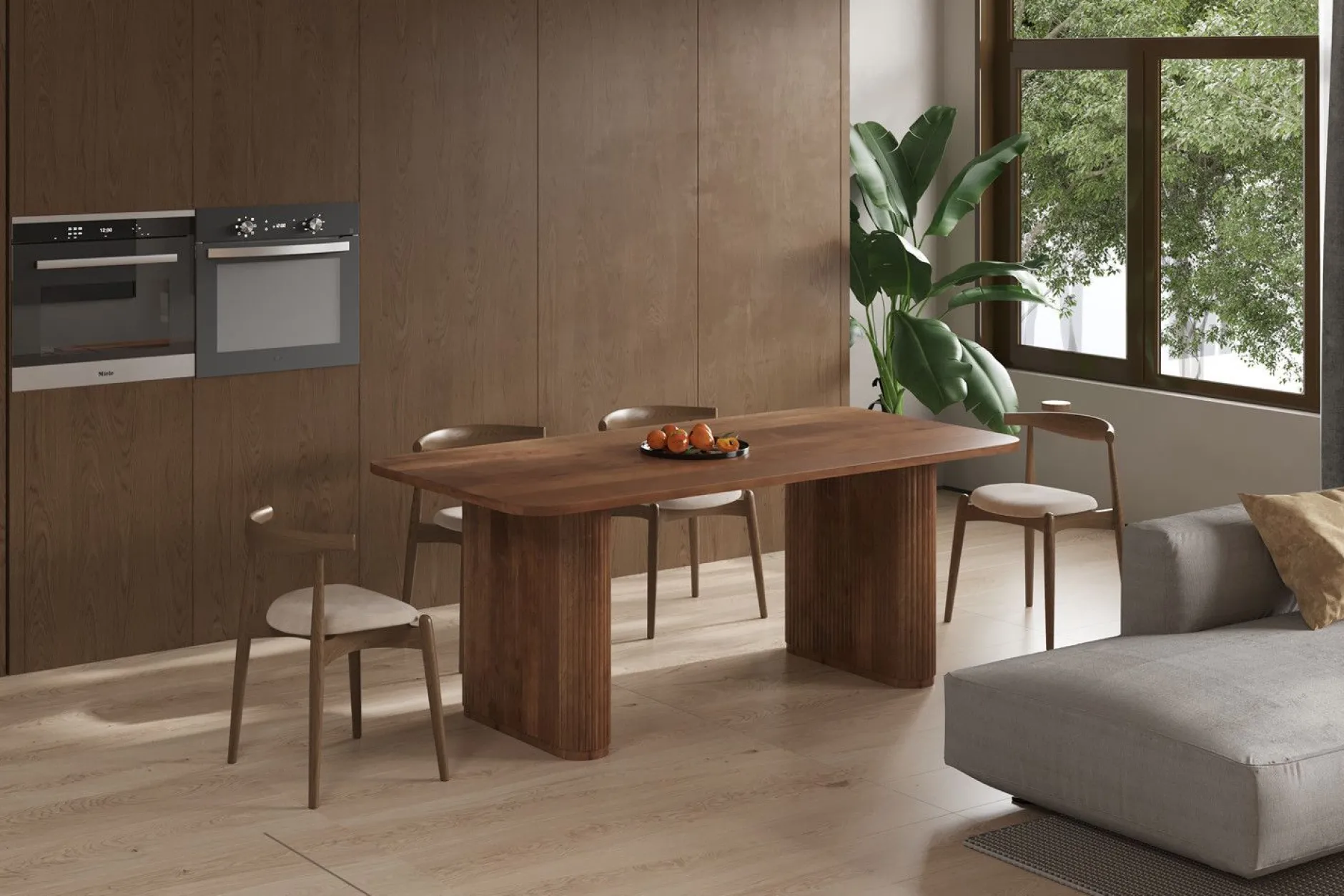 Esstisch Jeanke | 200 x 100 x 77 cm | Mangoholz