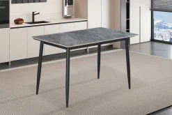 Esstisch Kenzo | 120 x 70 x 75 cm | Grau/Stein