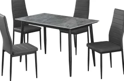 Esstisch Kenzo | 120 x 70 x 75 cm | Grau/Stein