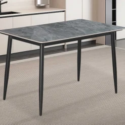 Esstisch Kenzo | 140 x 80 x 75 cm | Grau/Stein