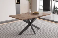 Esstisch Kos | 160 x 90 x 76 cm | Dunkelbraun
