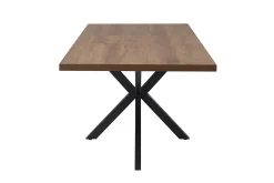 Esstisch Kos | 160 x 90 x 76 cm | Dunkelbraun
