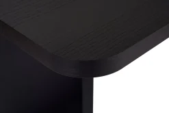 Esstisch Linza - 100% MELAMINE - Holzschwarz - 75 x 90 x 180 cm