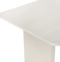 Esstisch Linza - 100% MELAMINE - Holzweiß - 75 x 90 x 180 cm