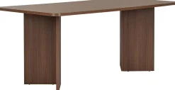 Esstisch Linza - 100% MELAMINE - Walnuss - 75 x 90 x 180 cm