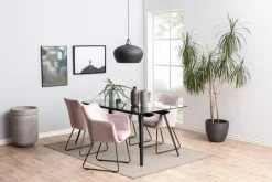 Esstisch Maurane 180x90cm - schwarz