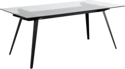 Esstisch Maurane 180x90cm - schwarz