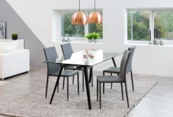 Esstisch Maurane 180x90cm - schwarz