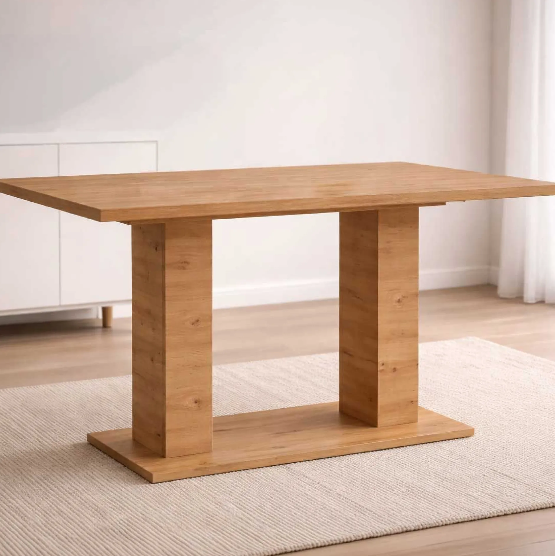 Esstisch Motion Emob Artisan Holzoptik 150-190x90x76 cm