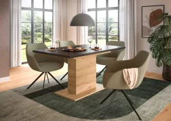 Esstisch Motion Emob – ausziehbar, Artisan und Grau – 150-190x76x90 cm
