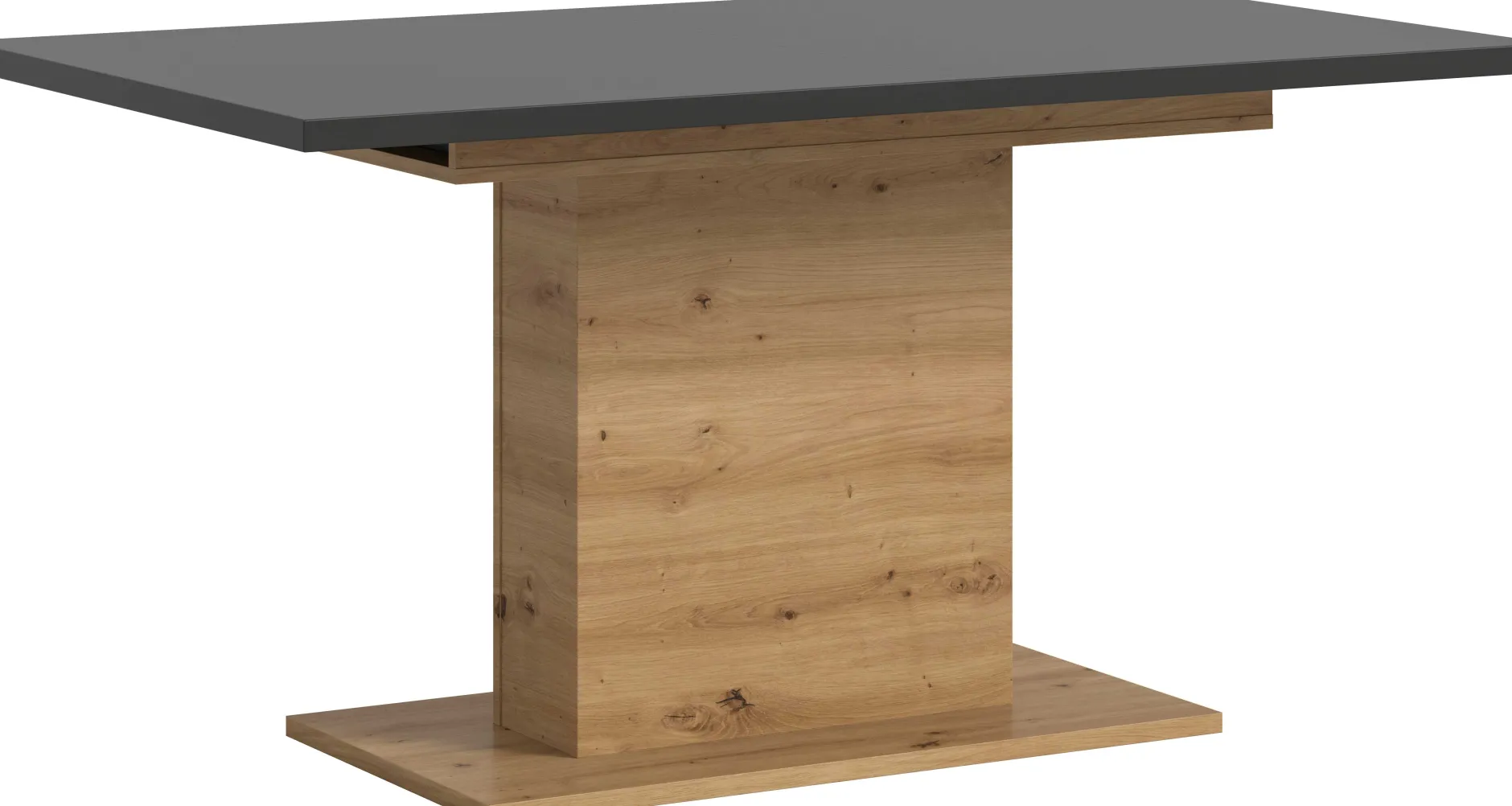 Esstisch Motion Emob – ausziehbar, Artisan und Grau – 150-190x76x90 cm