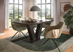 Esstisch Motion Emob - grau FSC-Spaanplatte - 150-190x76x90 cm