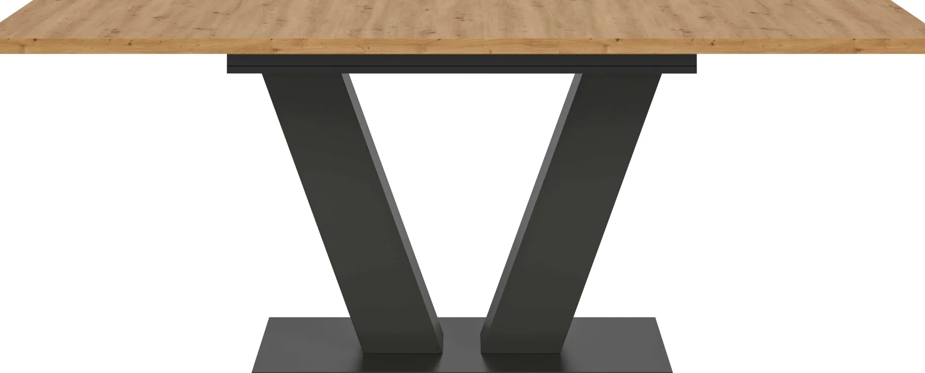 Esstisch Motion Emob – verstellbar 150-190x76x90 cm – Artisan/Grau
